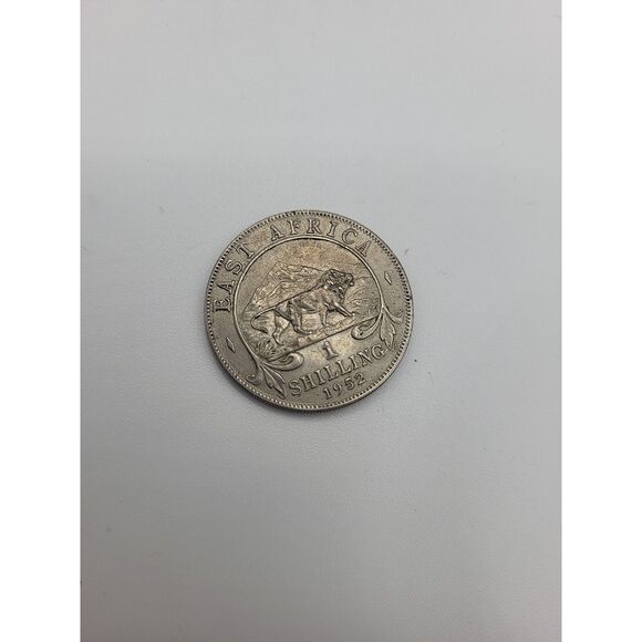 Silver Coin 1 Shilling 1952 Georgivs   Africa  Great Britain - Picture 1 of 2